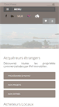 Mobile Screenshot of fmimmobilier.com